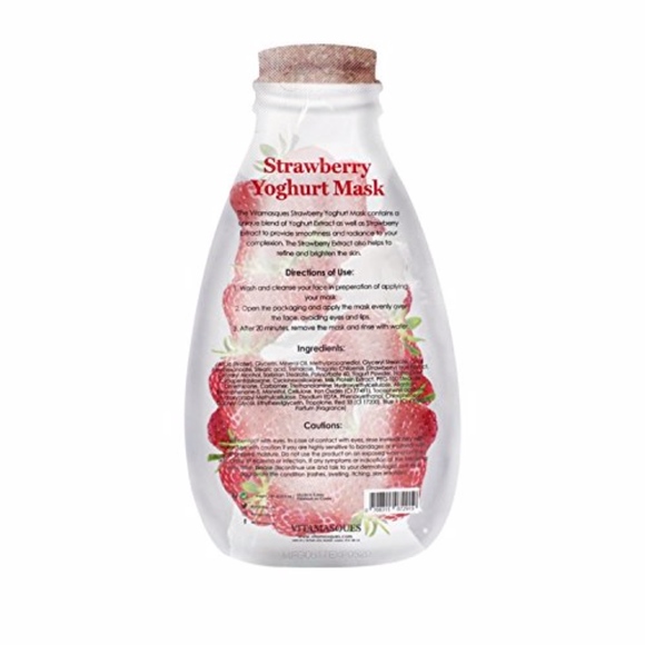 VITAMASQUES | Strawberry Yogurt Mask (Pack of 5) - Picture 4 of 5